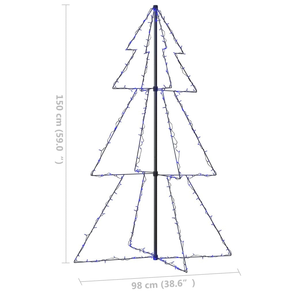 Christmas Cone Tree 200 LEDs Indoor and Outdoor 3x5 ft