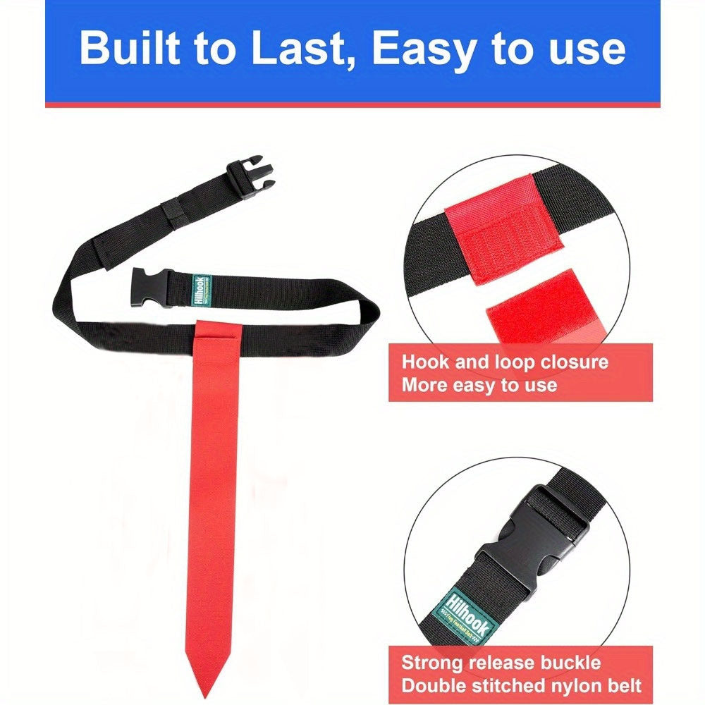 YQ-14PCS set Flag Football Belts, Player Flag Football Set with 14 Flags for Youth and Adults Training Equipment