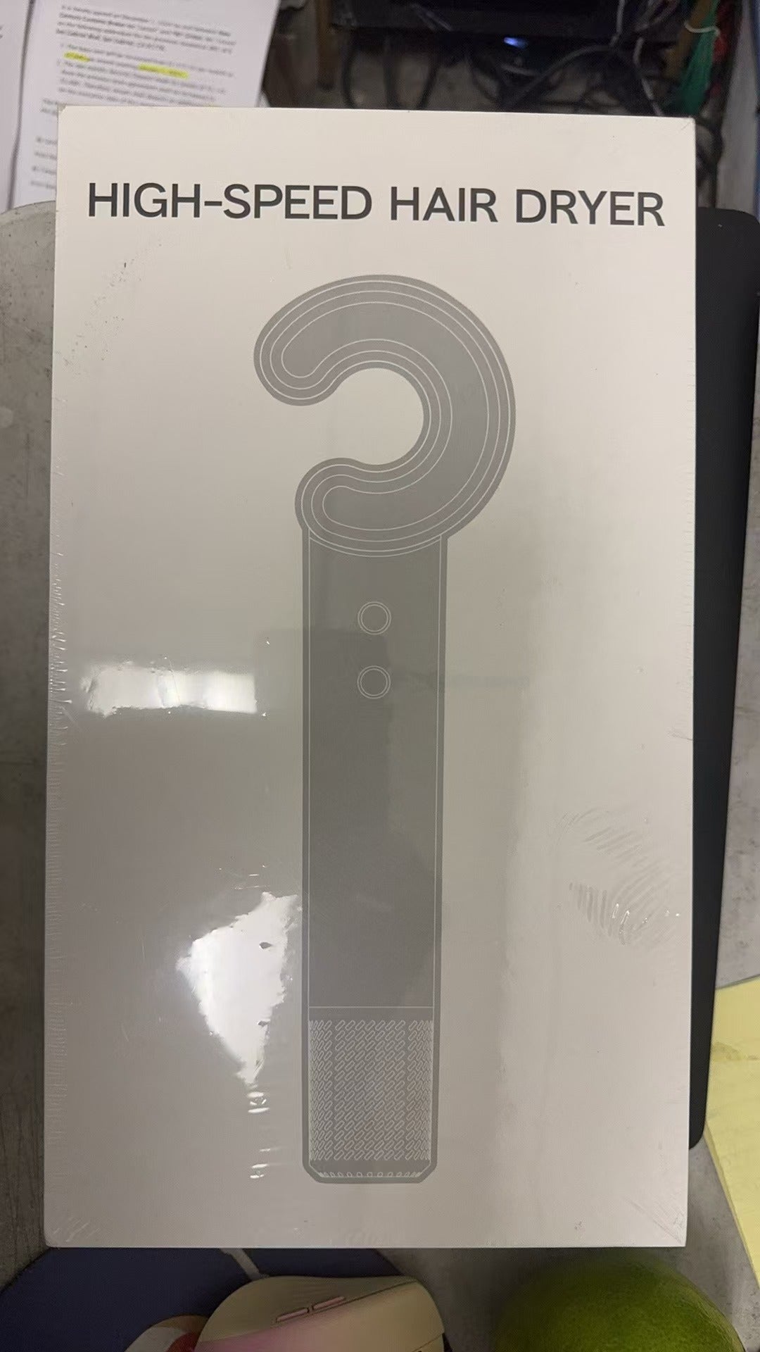 Lanfeng Hair Dryer for Women - Portable C-Shaped Hair Blow Dryer, 20m/s High-Speed Brushless Motor, Plasma Technology, Fast Drying in 5-Mins