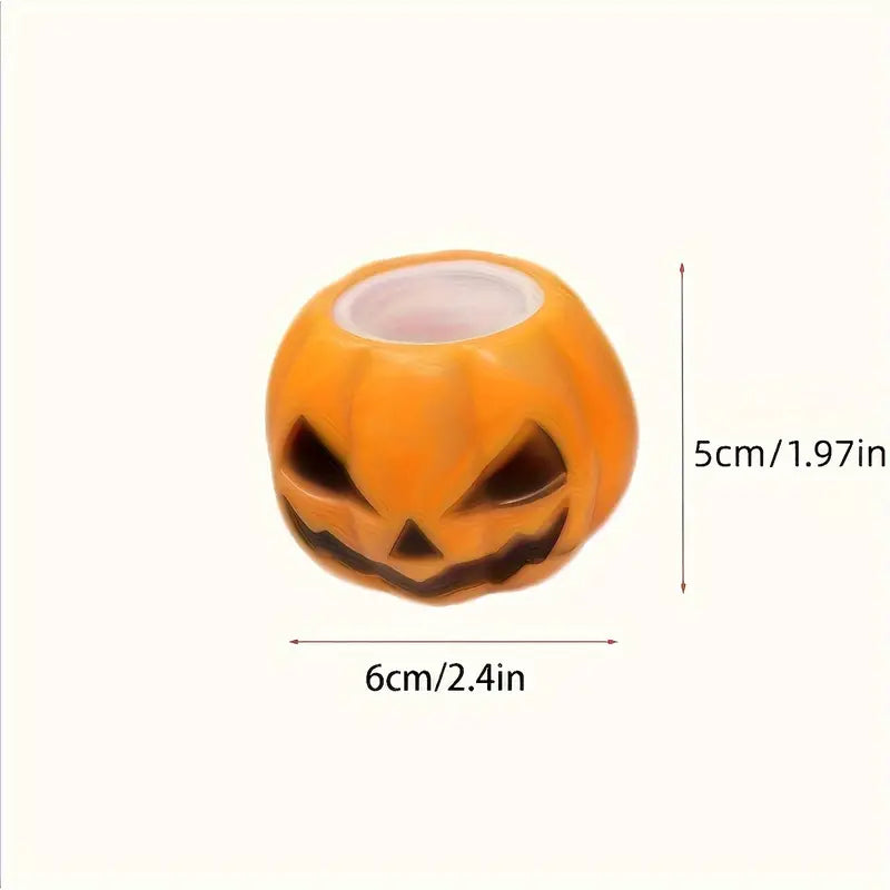 2pcs Halloween Pumpkin Squeeze Toys - Spooky Relax, Perfect for Youngsters Party Favors and Decorations