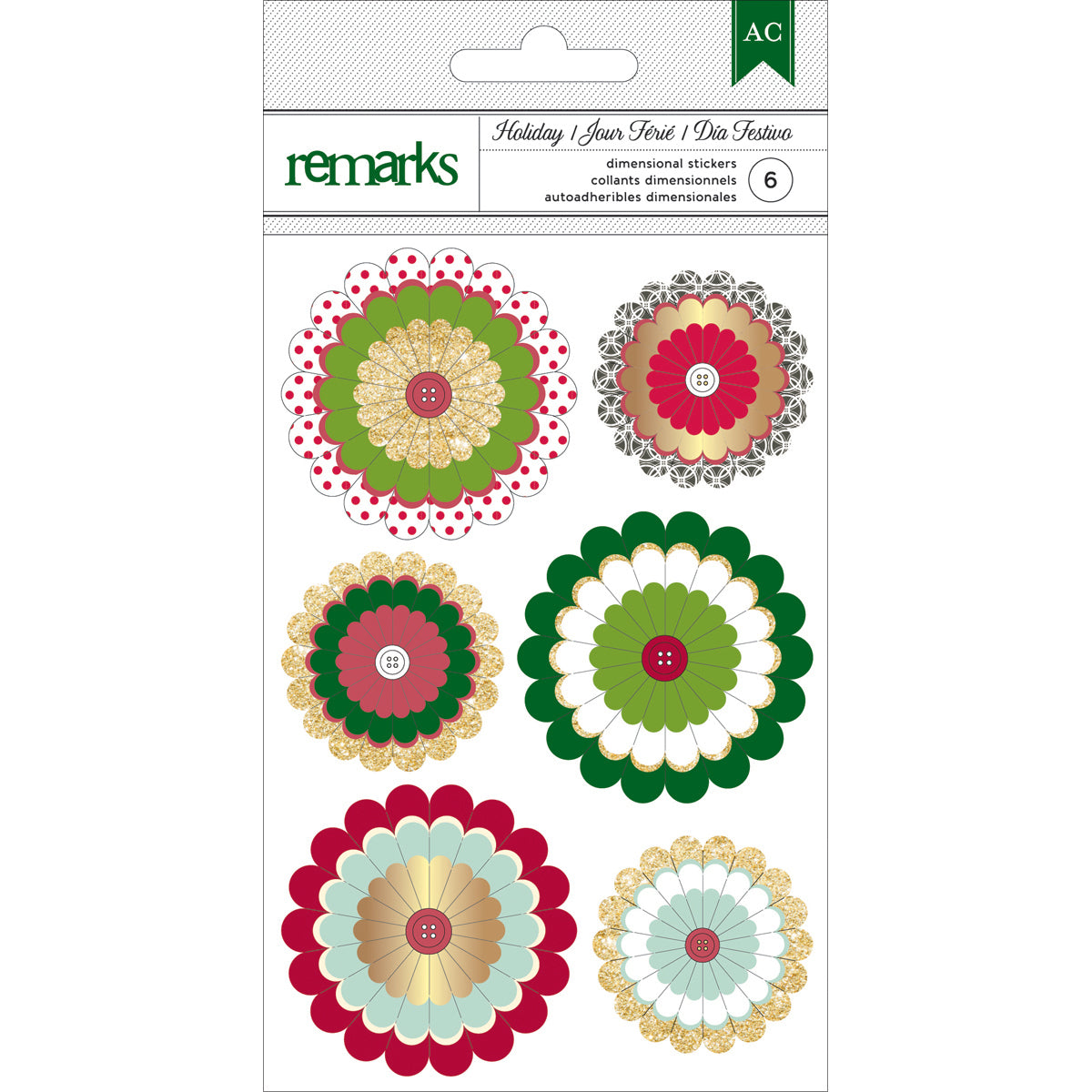 Christmas Delights Paper Rosettes