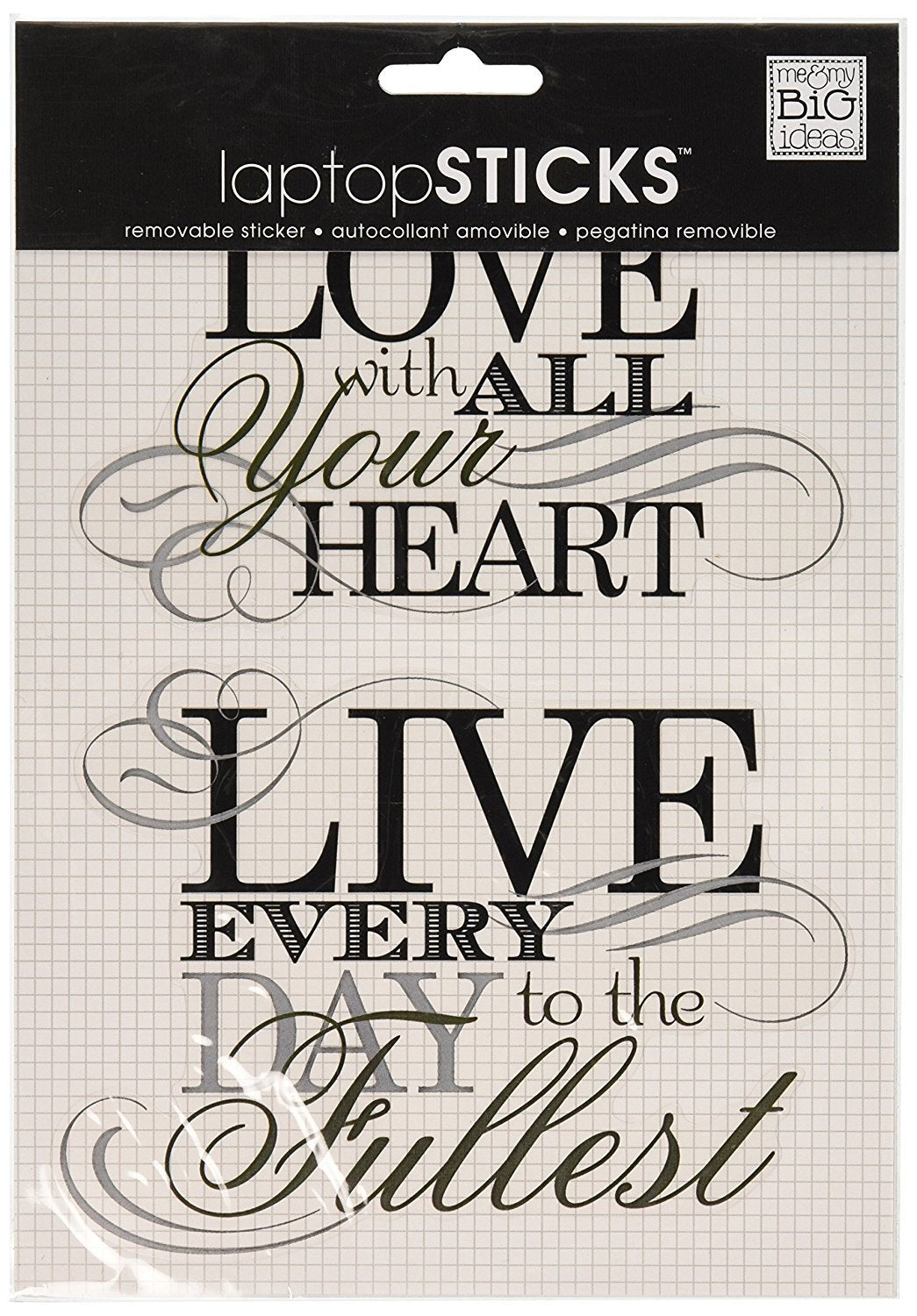 Me and My Big Ideas Laptop Removable Sticker Rock