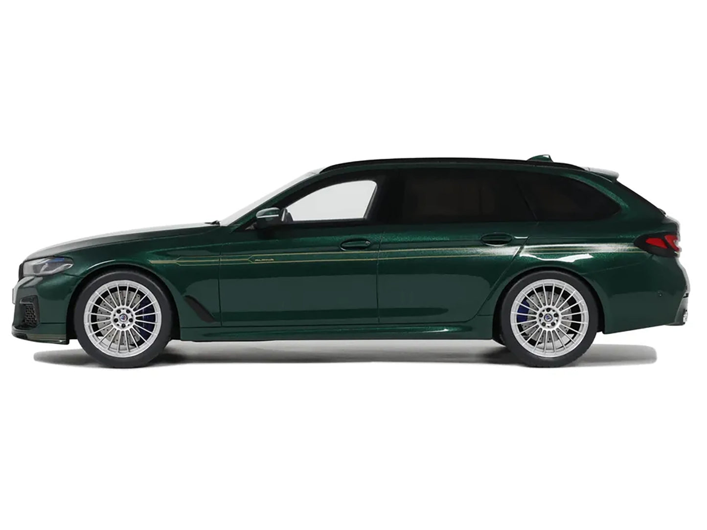 2023 BMW Alpina B5 Touring Green Metallic 1/18 Model Car by GT Spirit