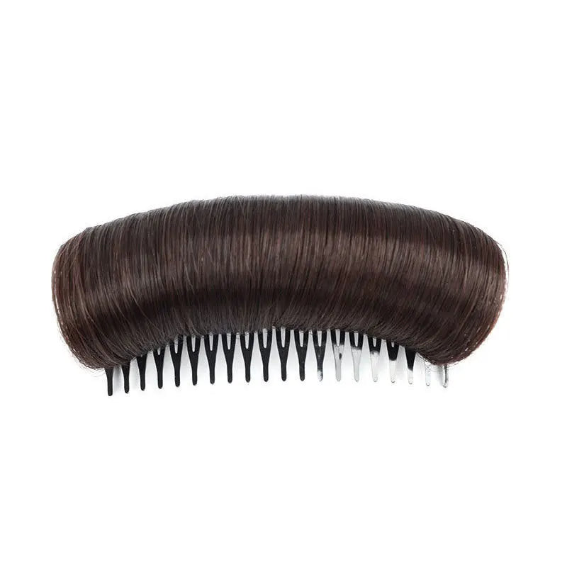 Wig Cushion Stable Hair Roots Volumizing Fiber Insert Comb Invisible Fluffy Hair Pad Female Heightening Artifact Hairstyle Tool - Color B brown