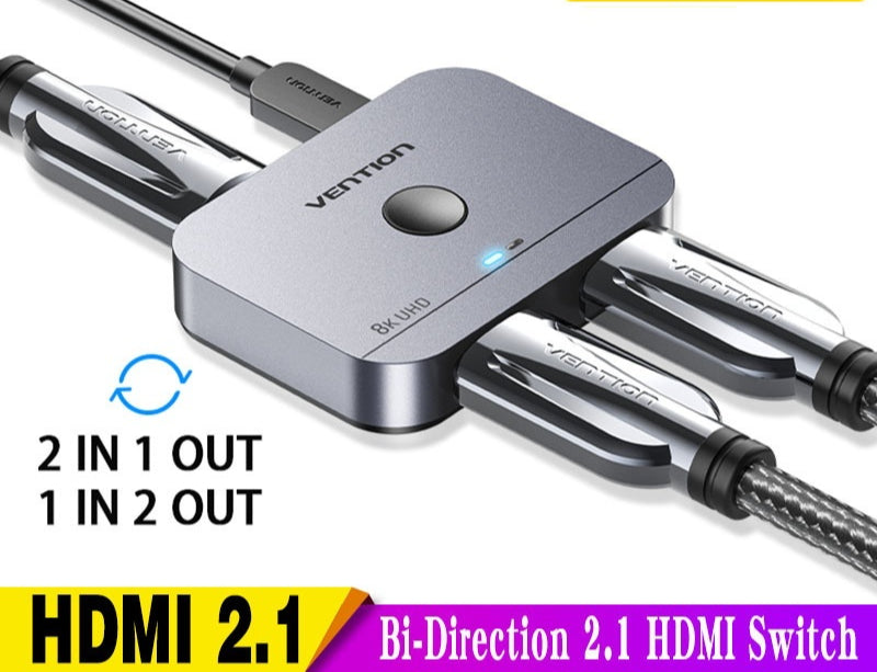 Alloy Cable Seperater HD Computer Audio And Video Two-way Conversion