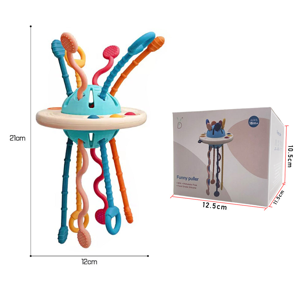 Educational Pull String Toy Funny Sensory Toys Montessori Pull String Travel Toys for Kids