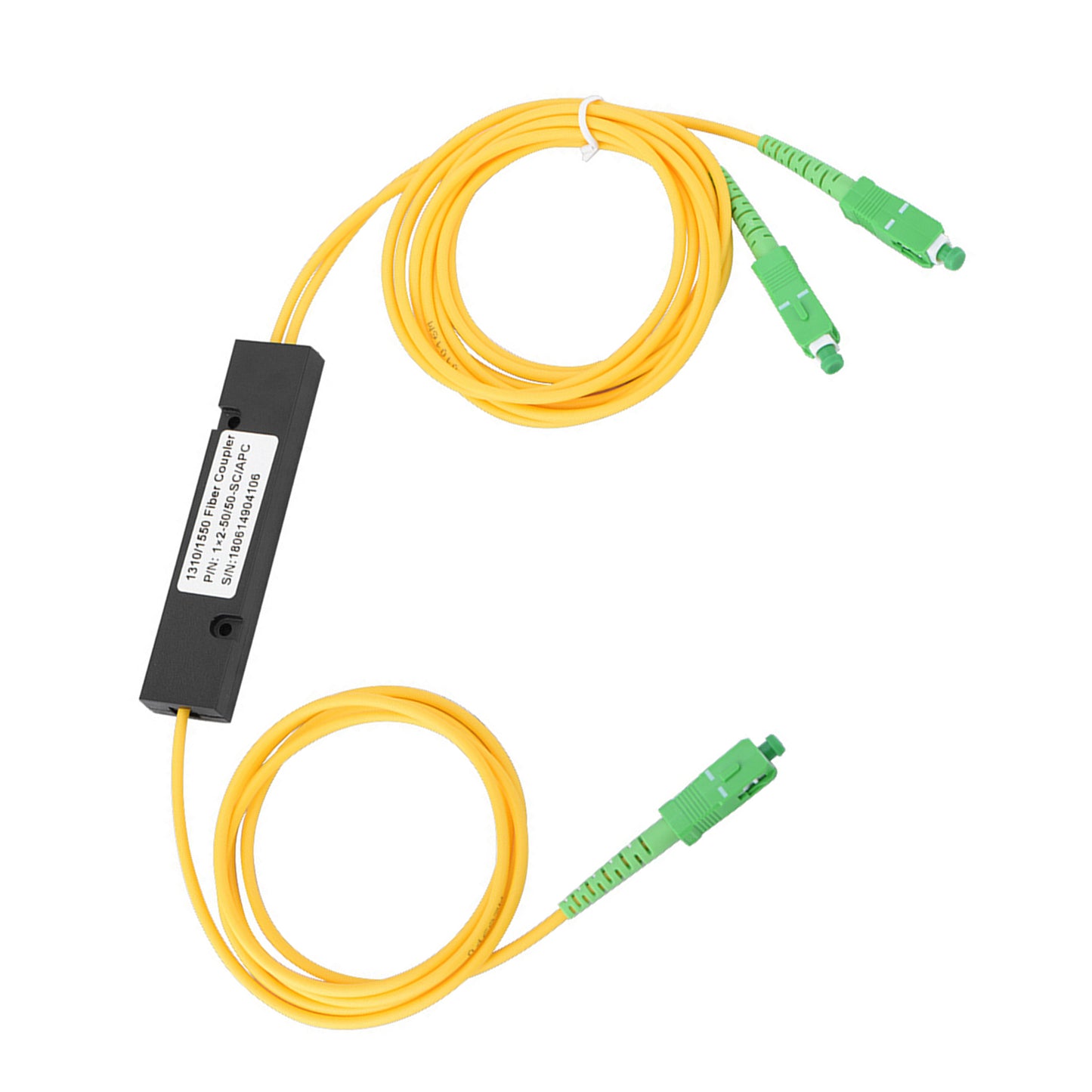 SC 1X2 PLC Singlemode Fiber Optical Splitter SC/UPC PCL Splitter