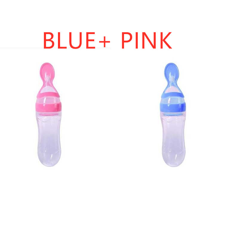 Silicone Training Rice Spoon, Infant Cereal Food Supplement, Safe Feeder