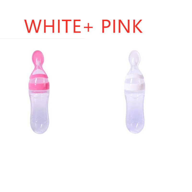 Silicone Training Rice Spoon, Infant Cereal Food Supplement, Safe Feeder