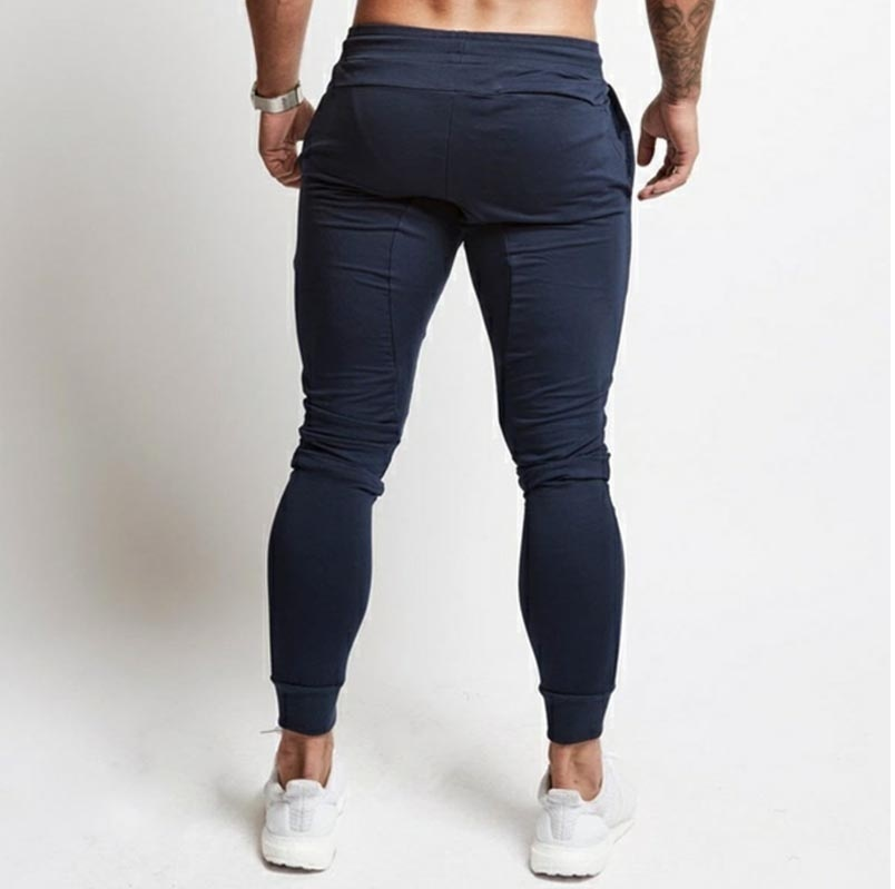 Spring and autumn men's fashion casual slim sports pants men's printed trousers