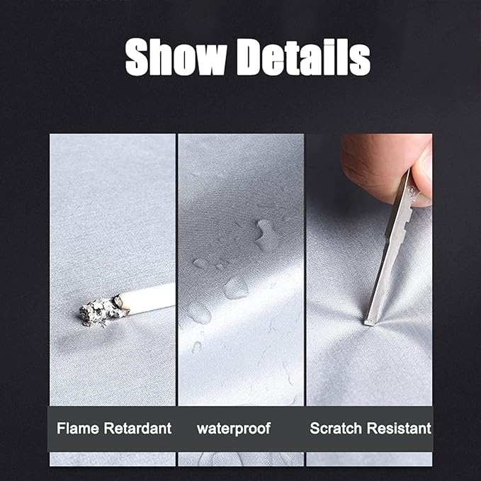 Used for two door cars (sports cars)Car Cover Outdoor Car Cover Compatible with  Breathable Waterproof Car Cover Car Covers Rainproof Car Pr