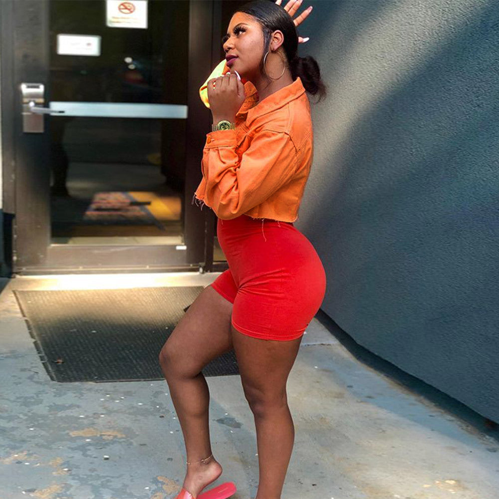 Jacket Women Streetwear Denim Jacket Women Outwear Bodycon Jeans Jackets Women Coat Casual Ladies Cropped Jackets