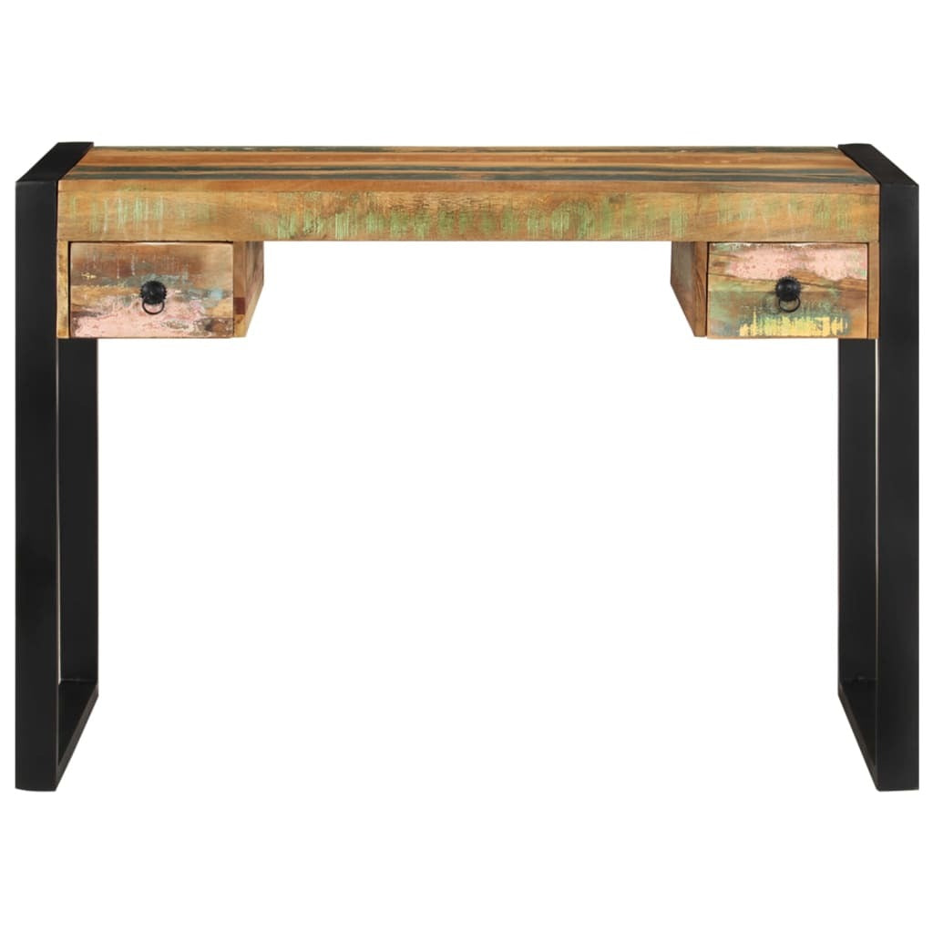 Desk Multicolor Solid reclaimed wood, steel Medium Computer Desk