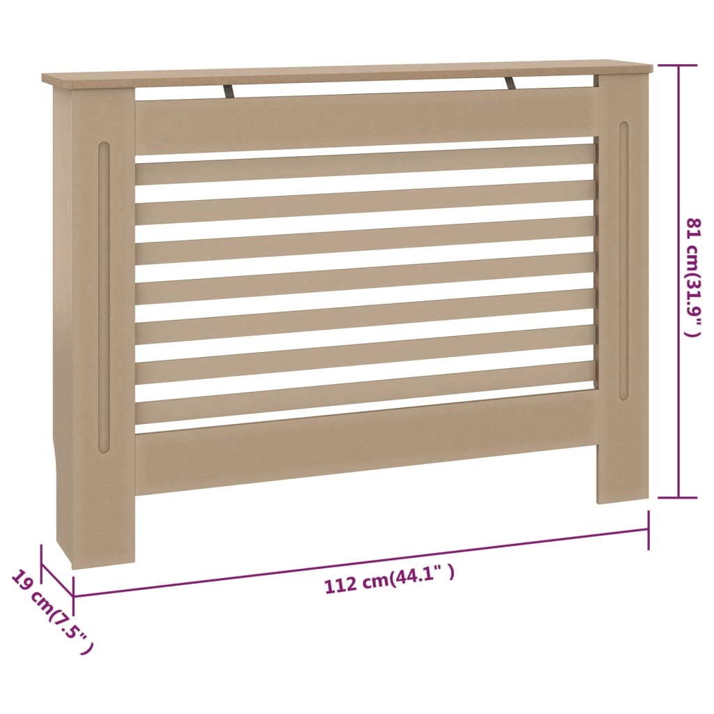 Radiator Cover 44.1"x7.5"x32.1" MDF