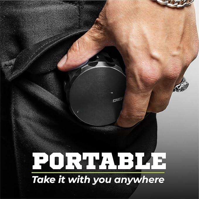 Multi Purpose Crusher 2.5 Inch Alumium Non Stick Spice Grinder Grinder for Grinding Dry Fresh Spice, Manual Spice Grinder