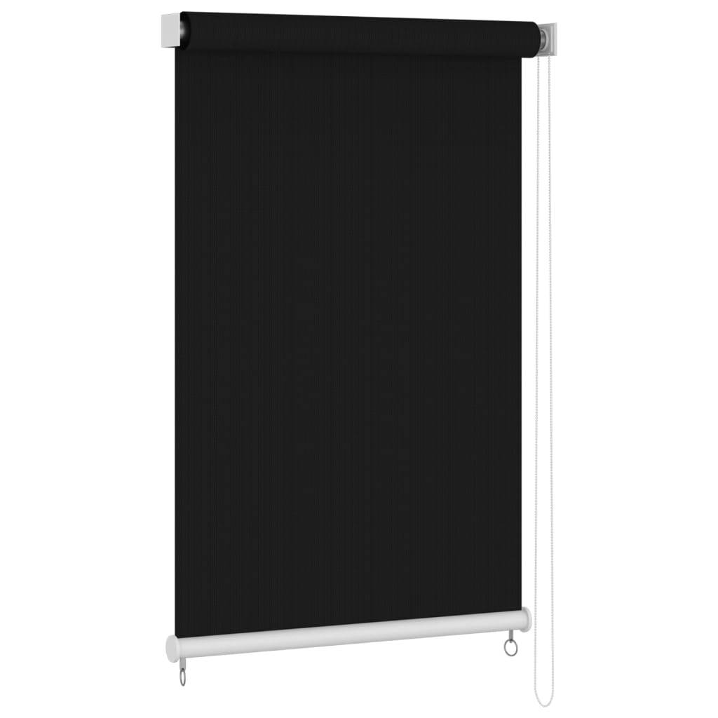 Outdoor Roller Blind 63"x90.6" Black