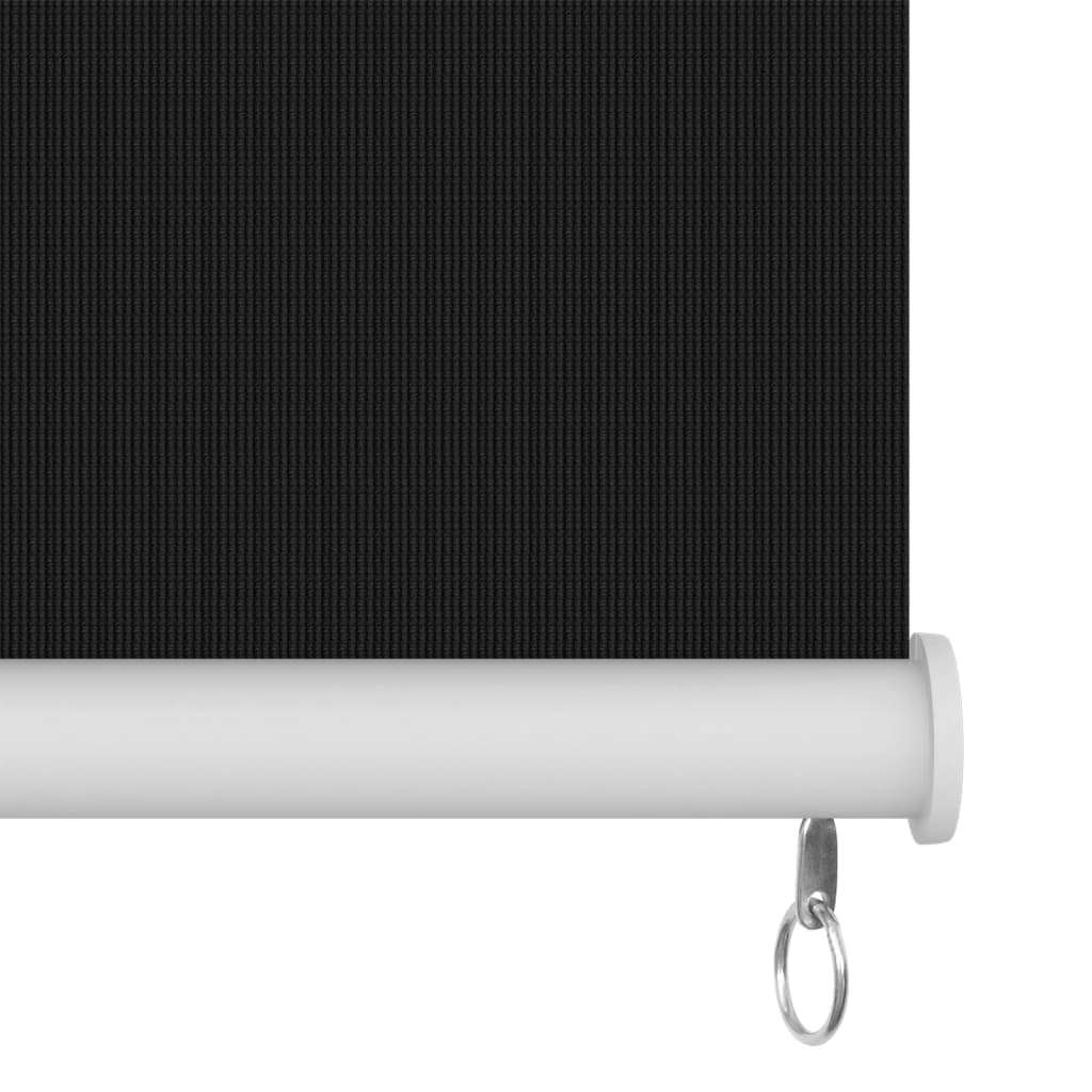 Outdoor Roller Blind 63"x90.6" Black