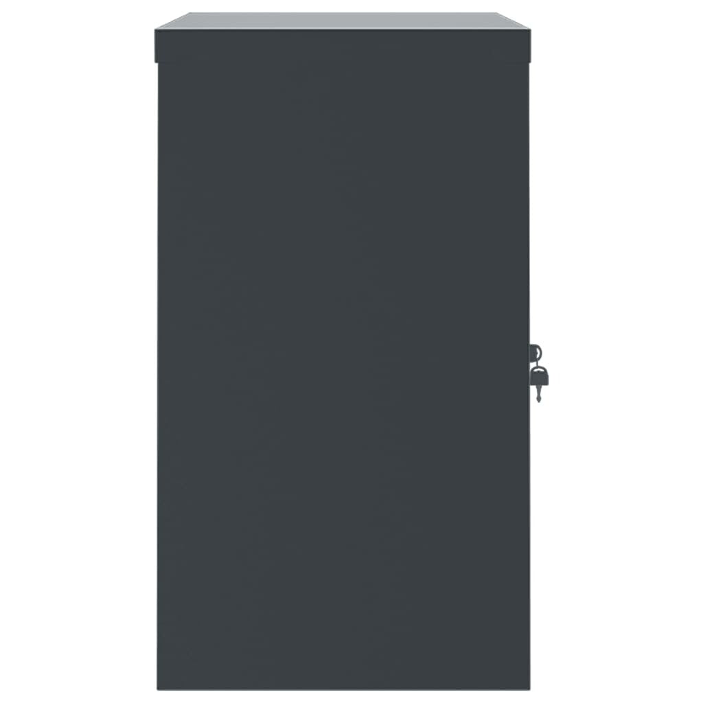 File Cabinet Anthracite Powder-coated steel Medium File Cabinet
