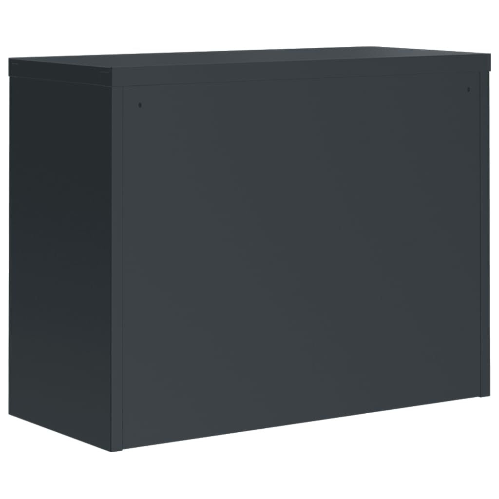 File Cabinet Anthracite Powder-coated steel Medium File Cabinet