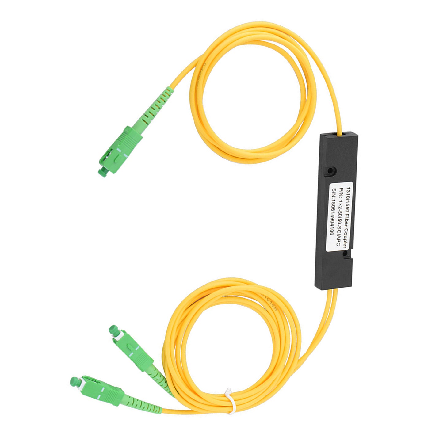 SC 1X2 PLC Singlemode Fiber Optical Splitter SC/UPC PCL Splitter