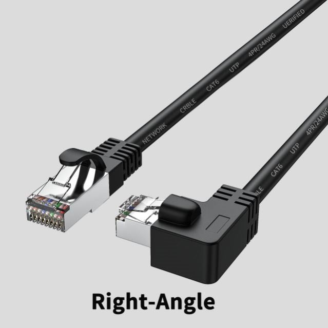 Cat6 Ethernet Cable RJ45 Right Angle UTP Network Cable Patch