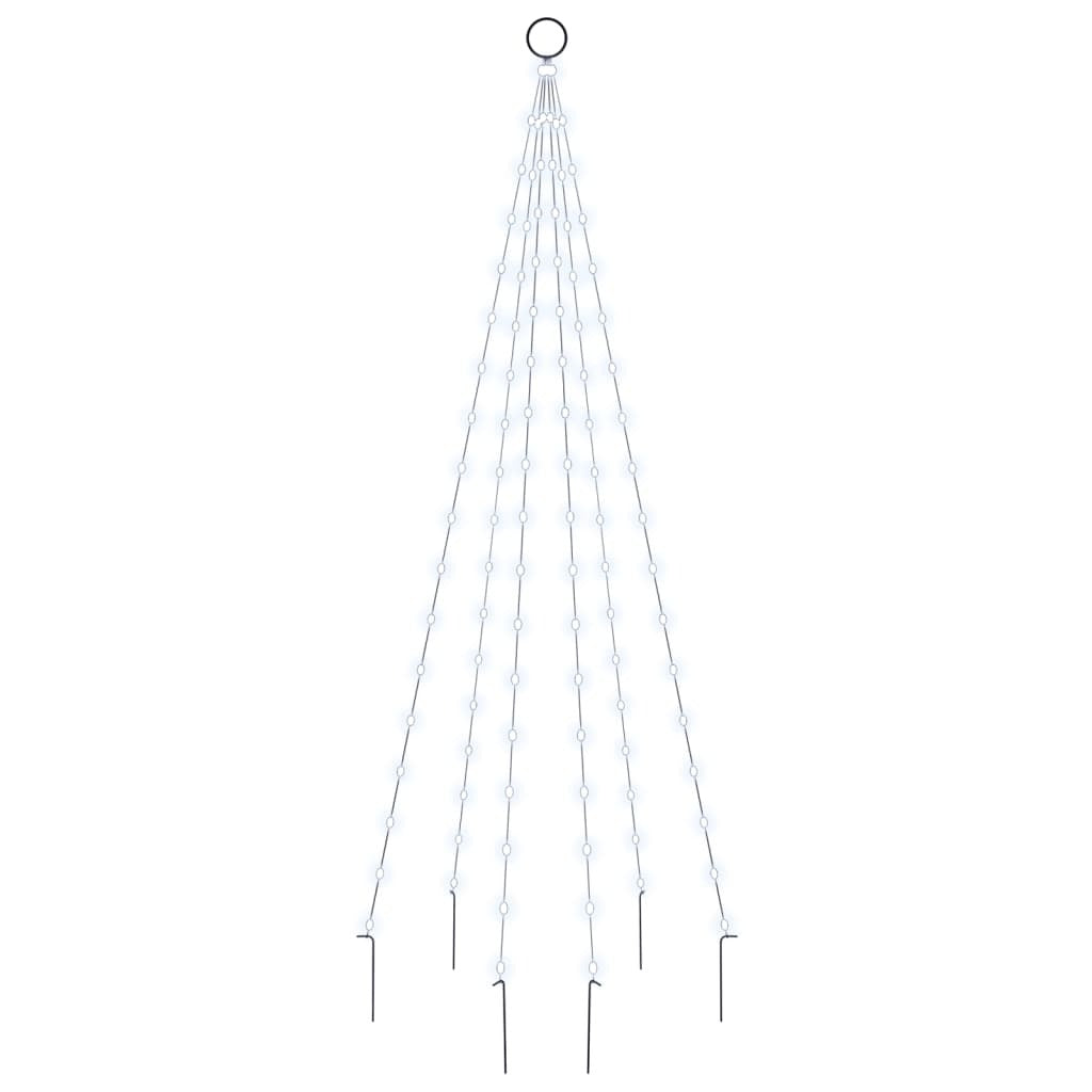 Christmas Tree Cool White Copper Collapsible Christmas Tree