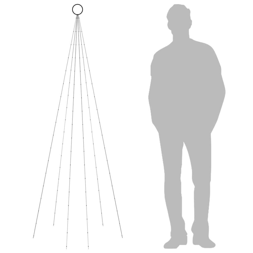 Christmas Tree Cool White Copper Collapsible Christmas Tree