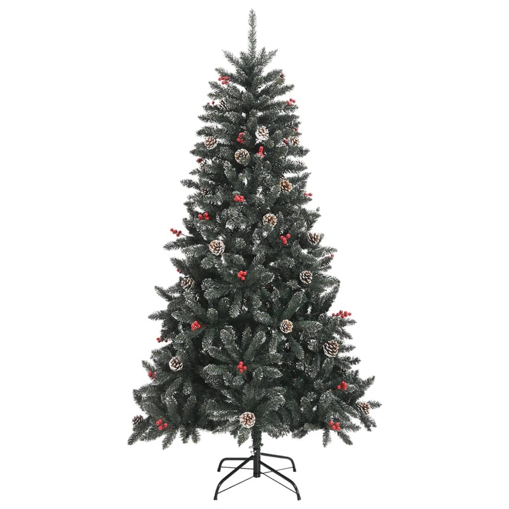 Christmas Tree Green and white PVC, steel 70.9 in