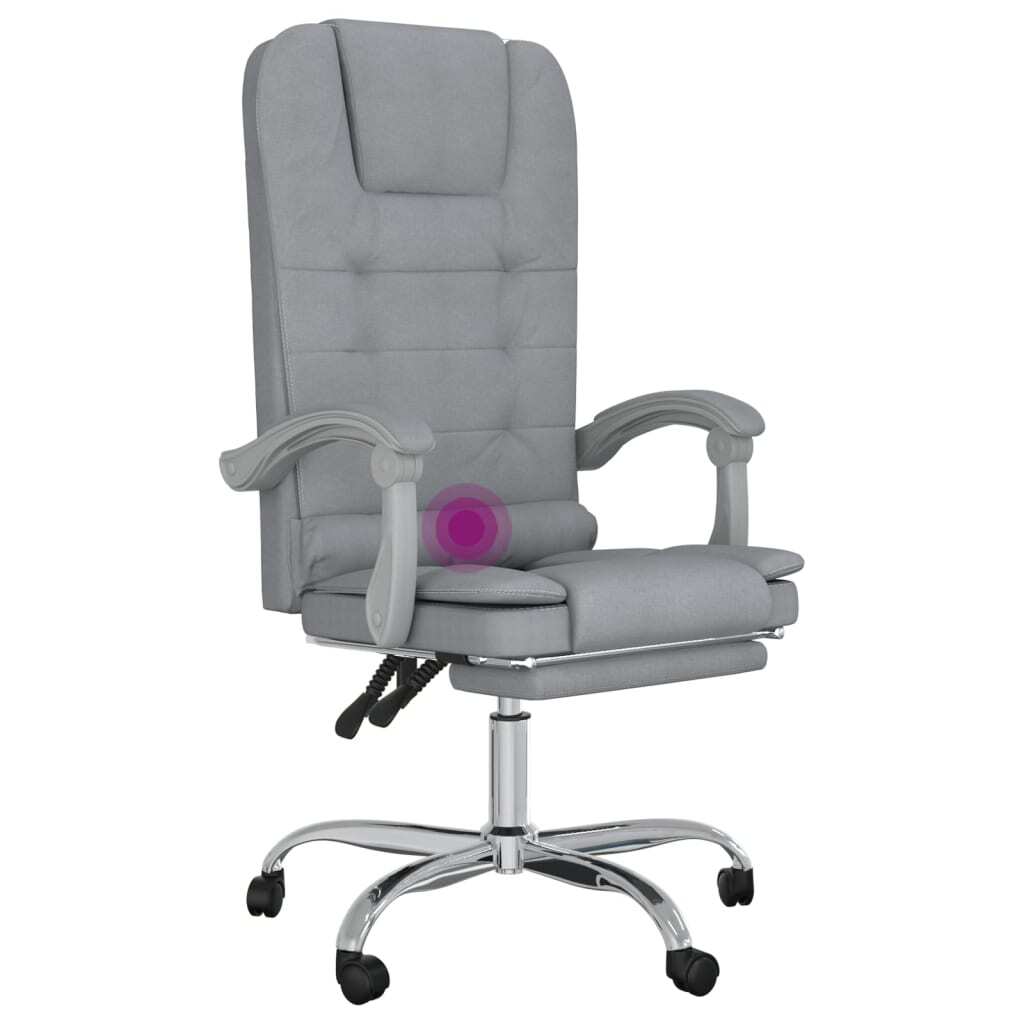 Massage Office Chair Light gray