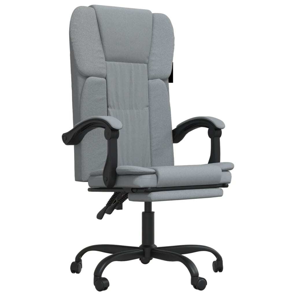 Reclining Office Chair Light Grey