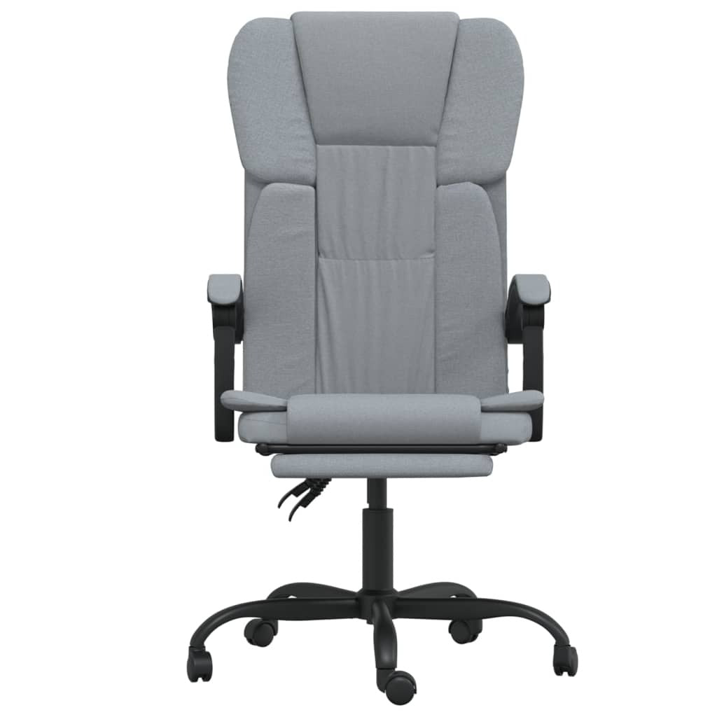 Reclining Office Chair Light Grey