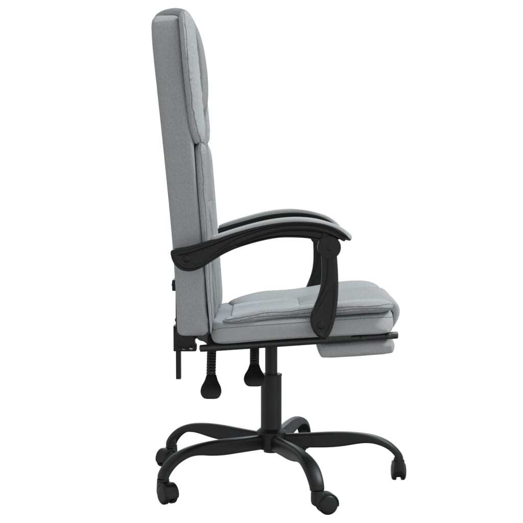 Reclining Office Chair Light Grey