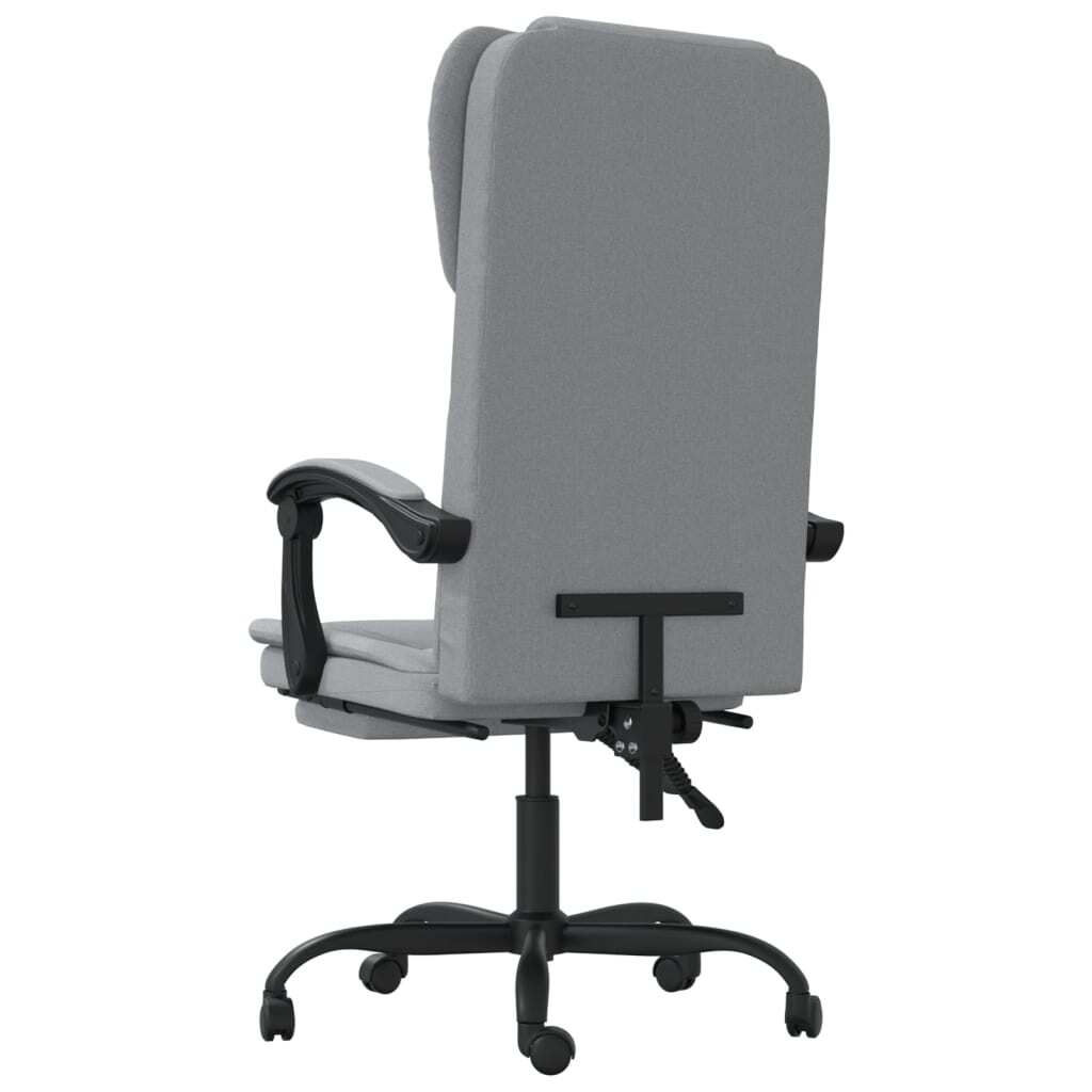 Reclining Office Chair Light Grey