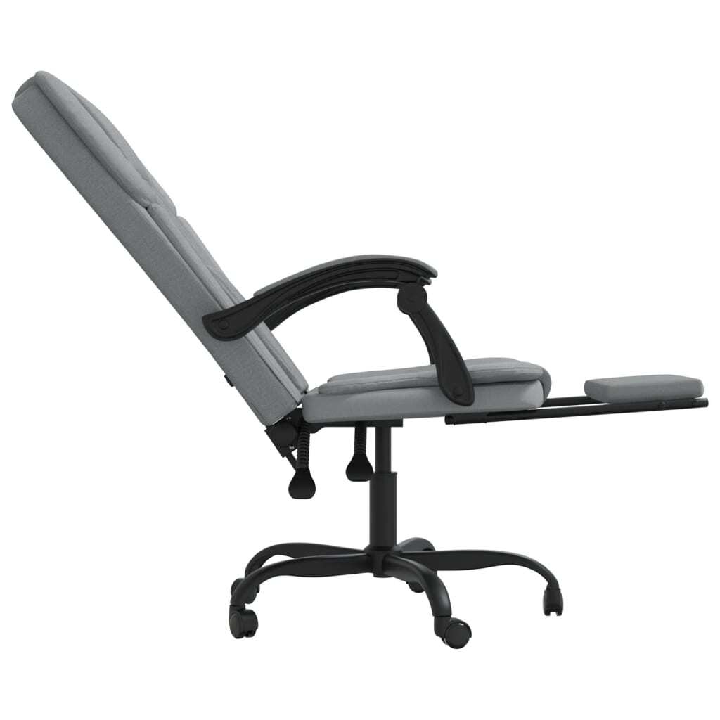 Reclining Office Chair Light Grey