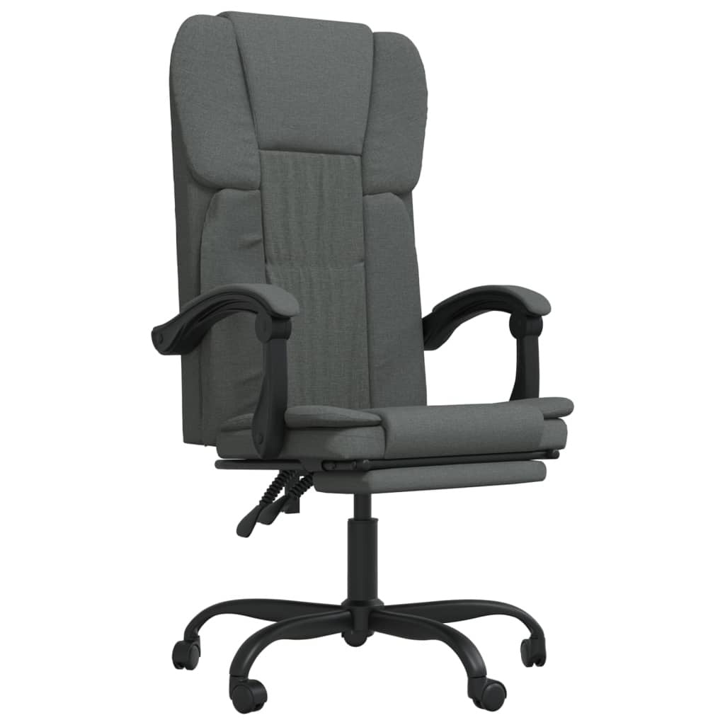 Reclining Office Chair Dark Gray