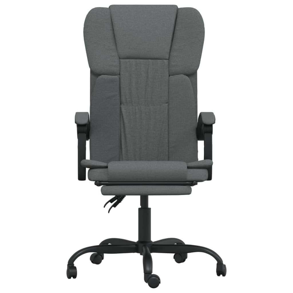 Reclining Office Chair Dark Gray