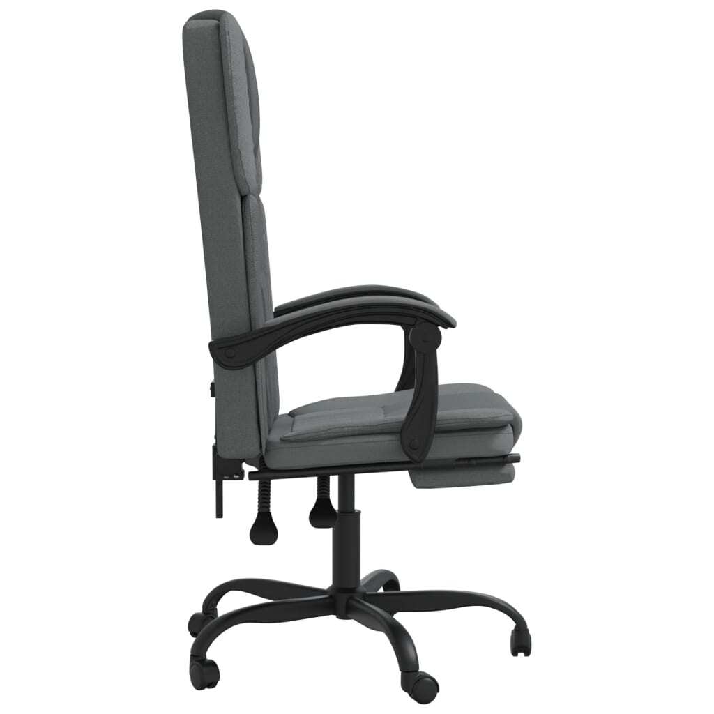 Reclining Office Chair Dark Gray