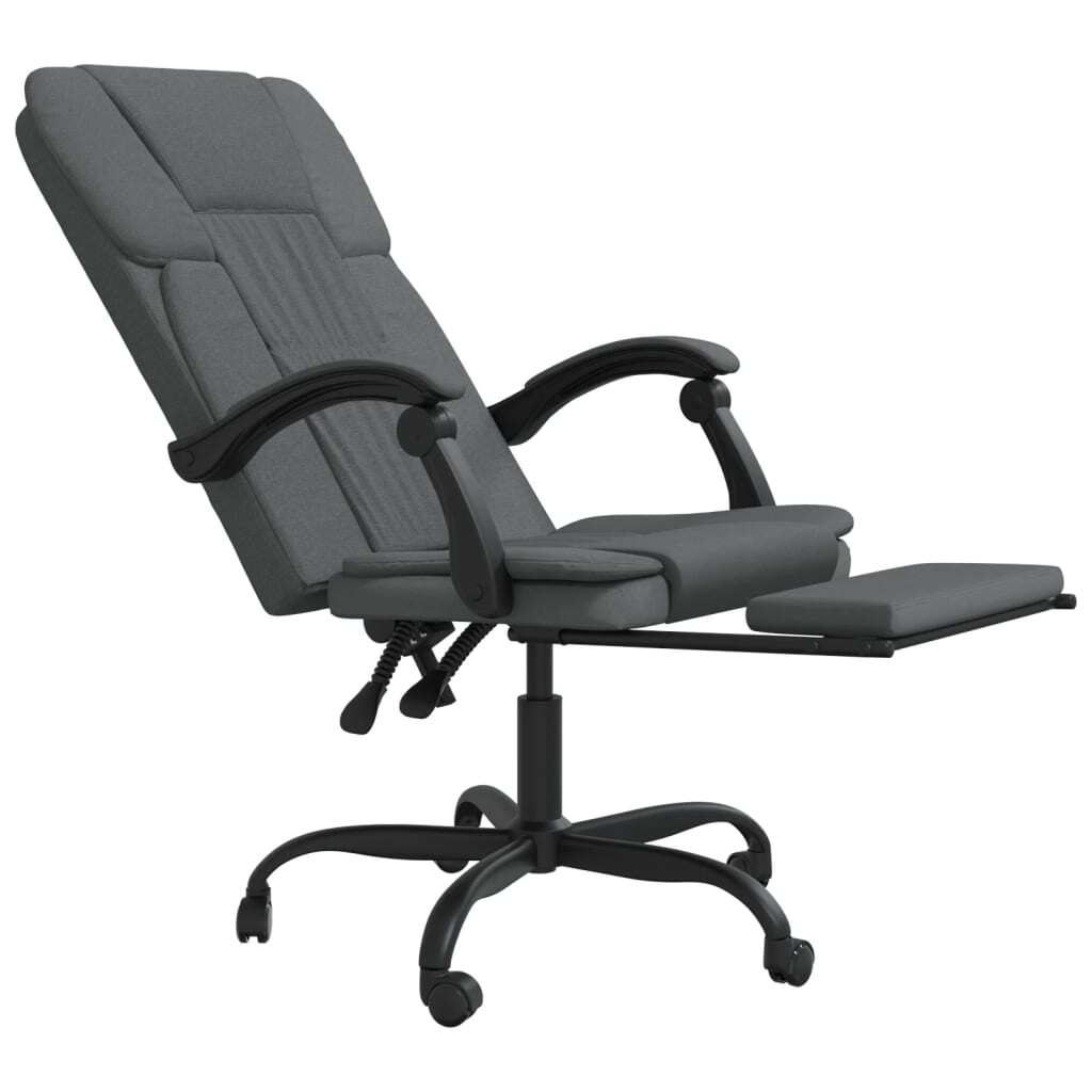 Reclining Office Chair Dark Gray