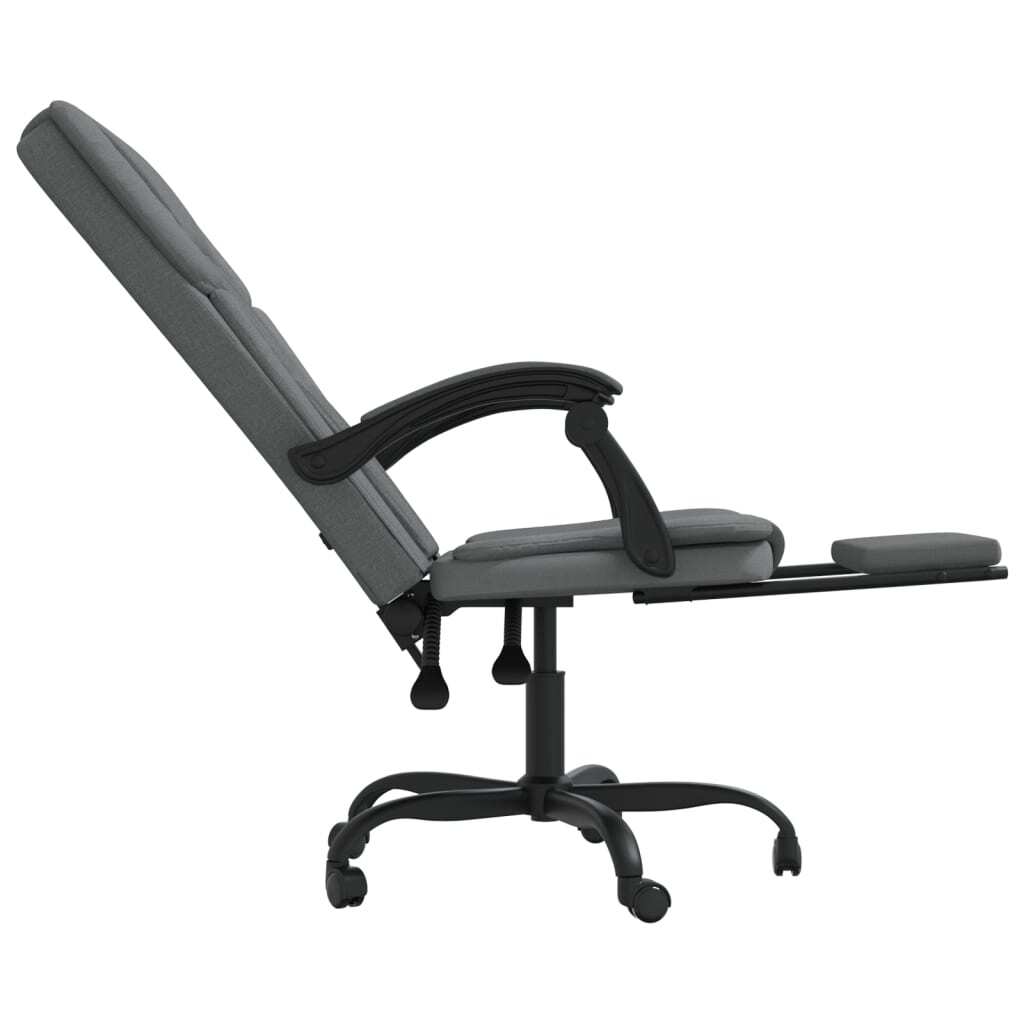 Reclining Office Chair Dark Gray