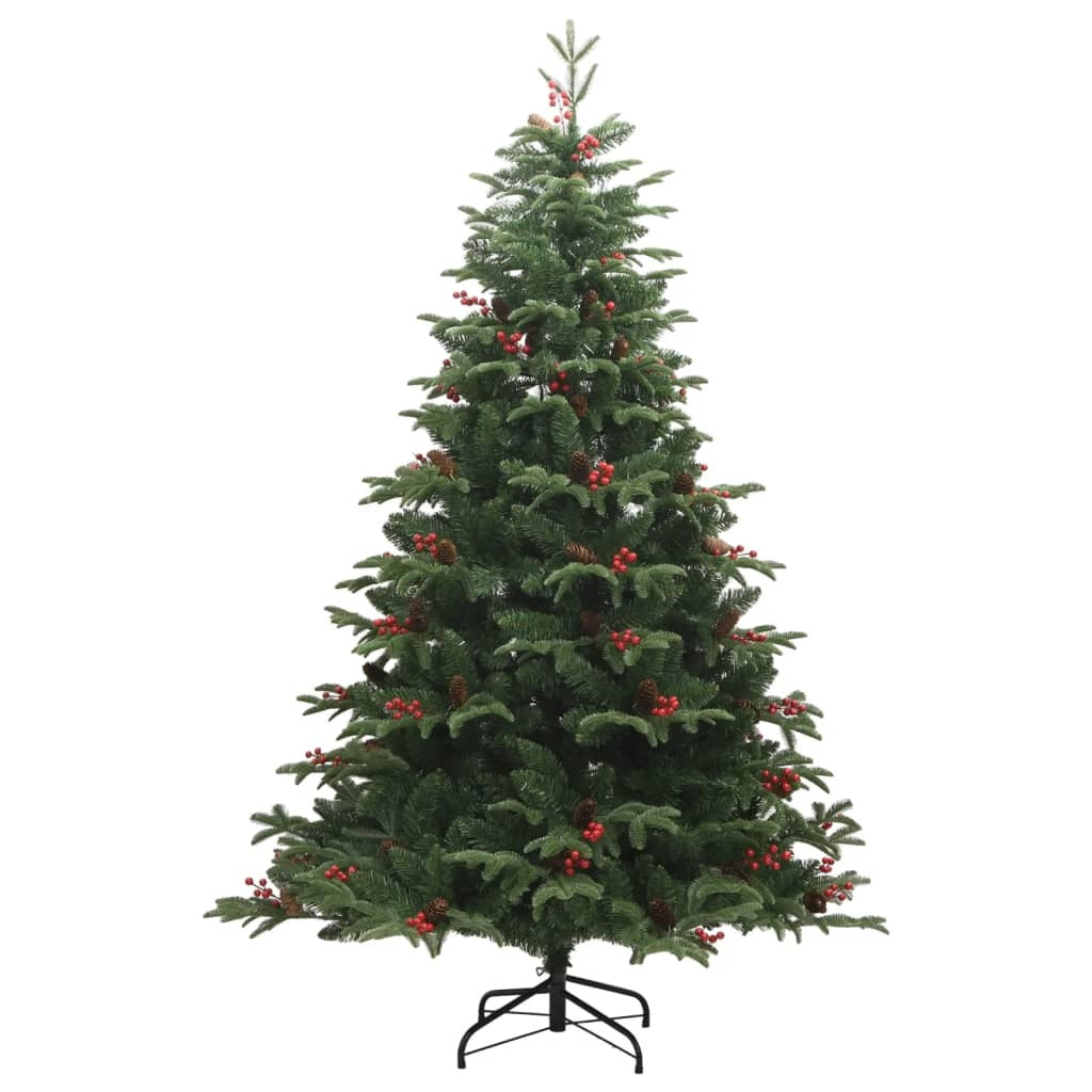 Artificial Hinged Christmas Tree Green PVC Large