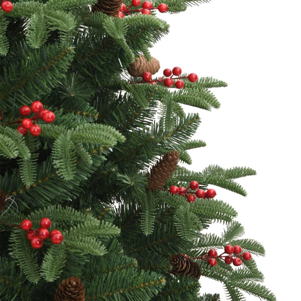 Artificial Hinged Christmas Tree Green PVC Large