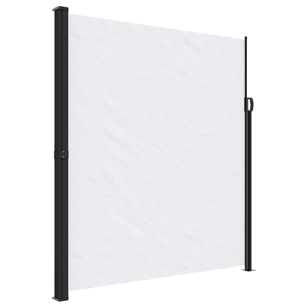 Retractable Side Awning White