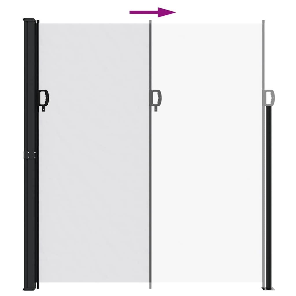 Retractable Side Awning White