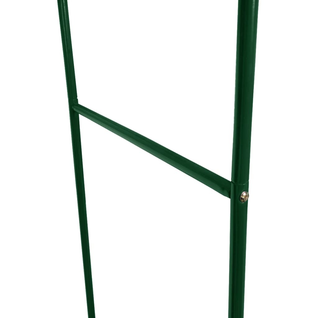 Garden Arch Dark Green Iron 2 pieces Durable Garden Arch
