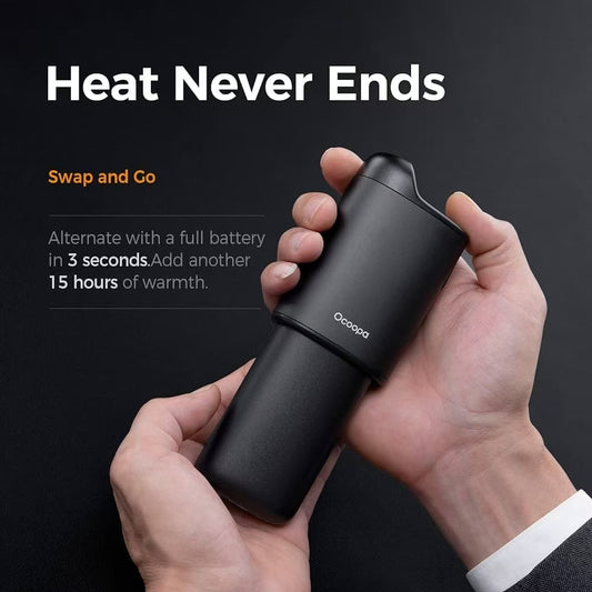 5s+ 1 Extra Union core Modular Hand Warmers Rechargeable, 10000mAh Battery Replaceable Handwarmer, USB-C Portable Charger, Perfect for Golf