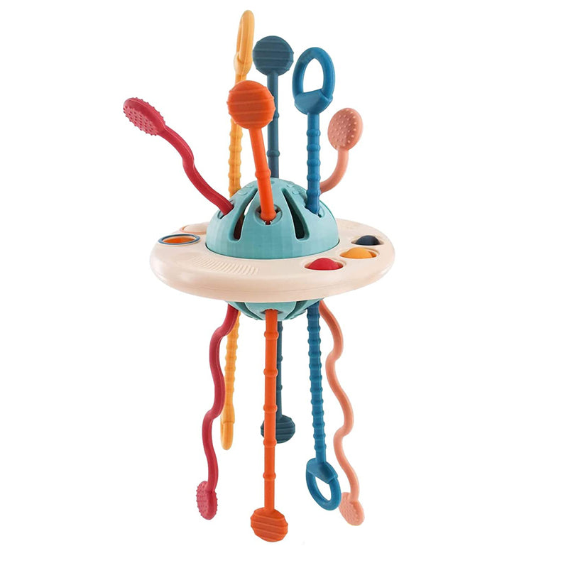 Educational Pull String Toy Funny Sensory Toys Montessori Pull String Travel Toys for Kids