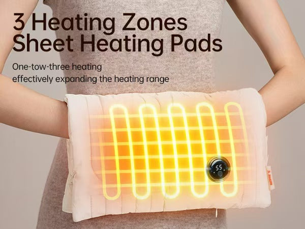 ( Beige-10000mAh)Rechargeable Hand Warmer, Foldable Hand Warmer Bag with Power Bank, 6 Heat Settings, Heated Hand Warmer, Quick Heating Pad,