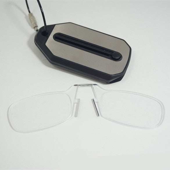 Mini Nose Clip On Portable Reading Glasses Men For Women Rimless Portable Magnifying Presbyopic Glasses Eyewear Ladies