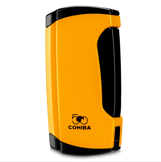 Cigar Torch Lighter with Punch Butane Refillable Lighters  Jet Flame Torch Strong Windproof Without Gas