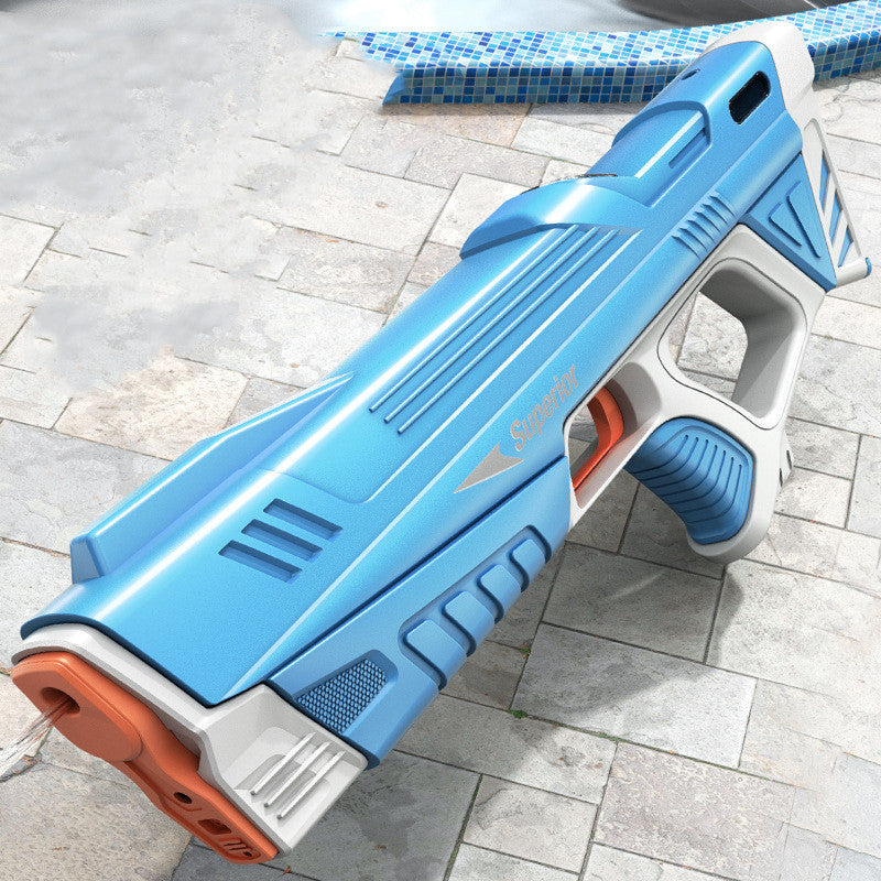 Summer Full Automatic Electric Water Gun Toy Induction Water Absorbing High-Tech Burst Water Gun Beach Outdoor Water Fight Toys